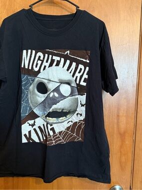 Disney The Nightmare Before Christmas Black Graphic Tee